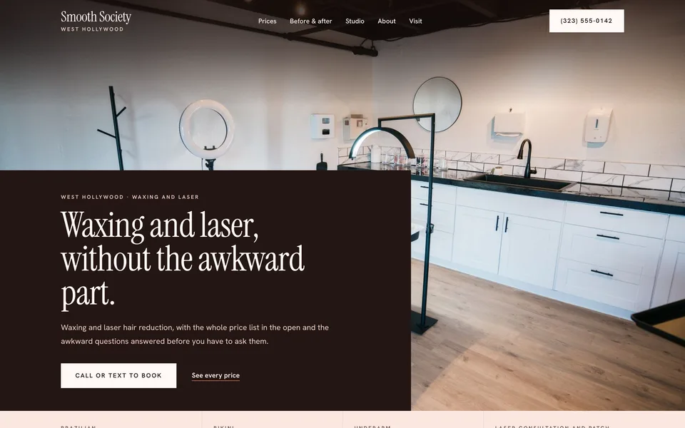 Smooth Society website preview